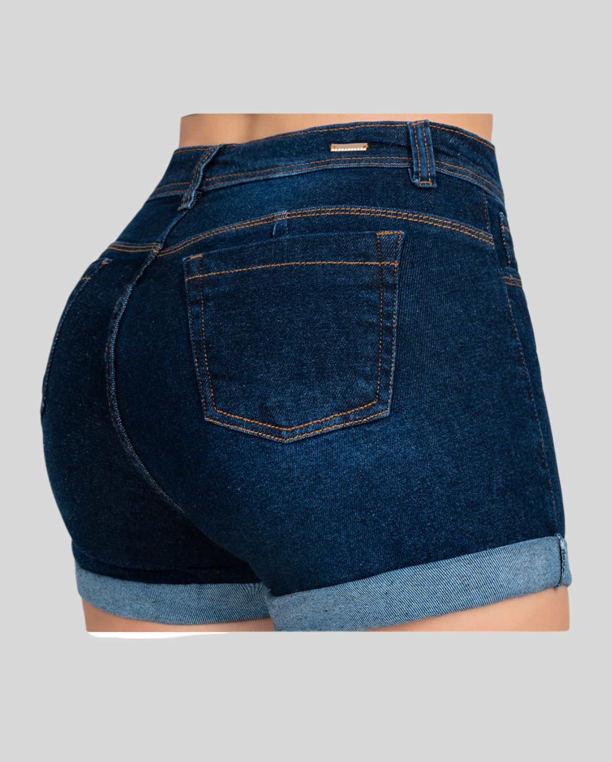 Ref: SD-3392 short rígido, color azul oscuro