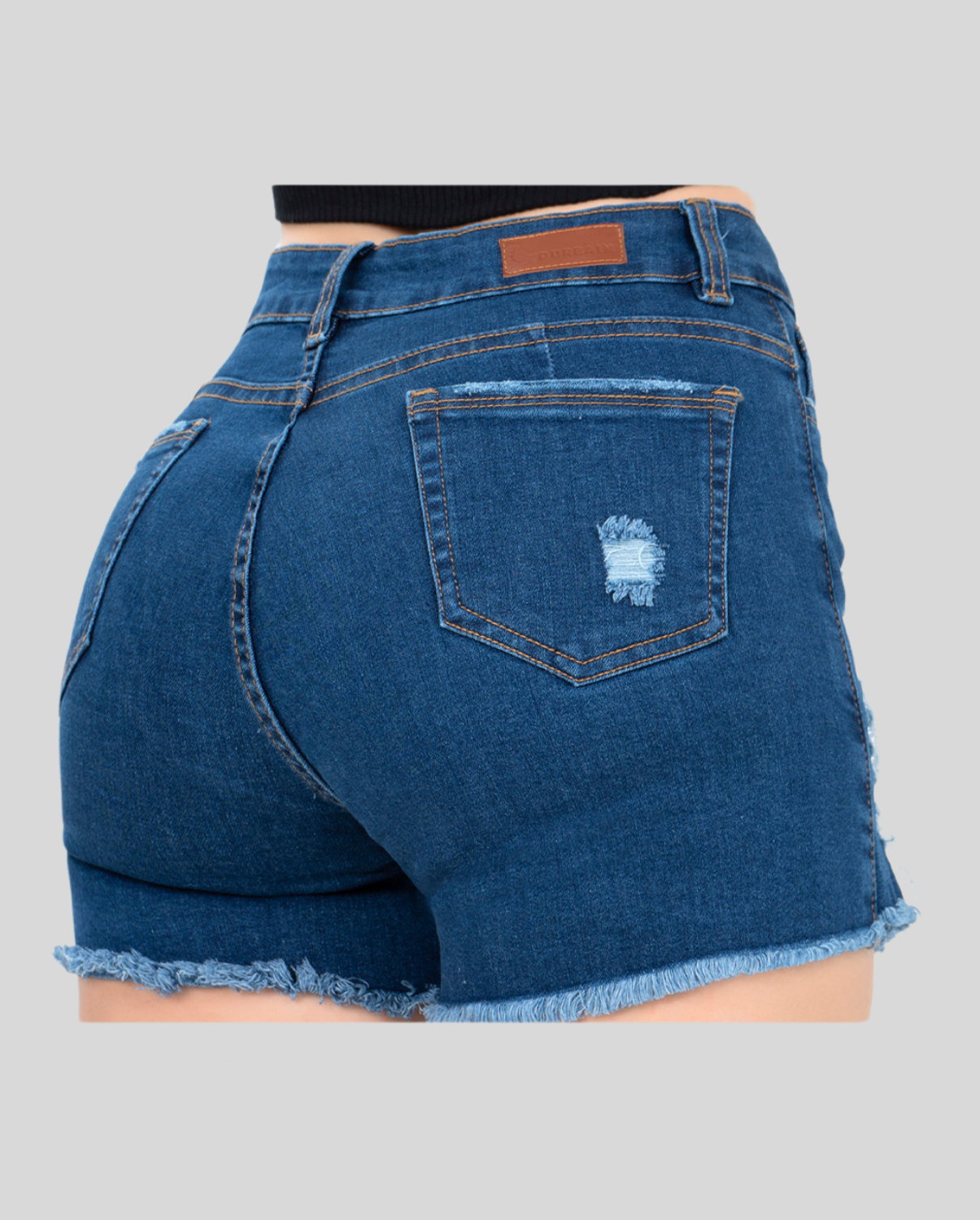 Ref: FS-003 Falda short en stretch, levanta cola, color azul