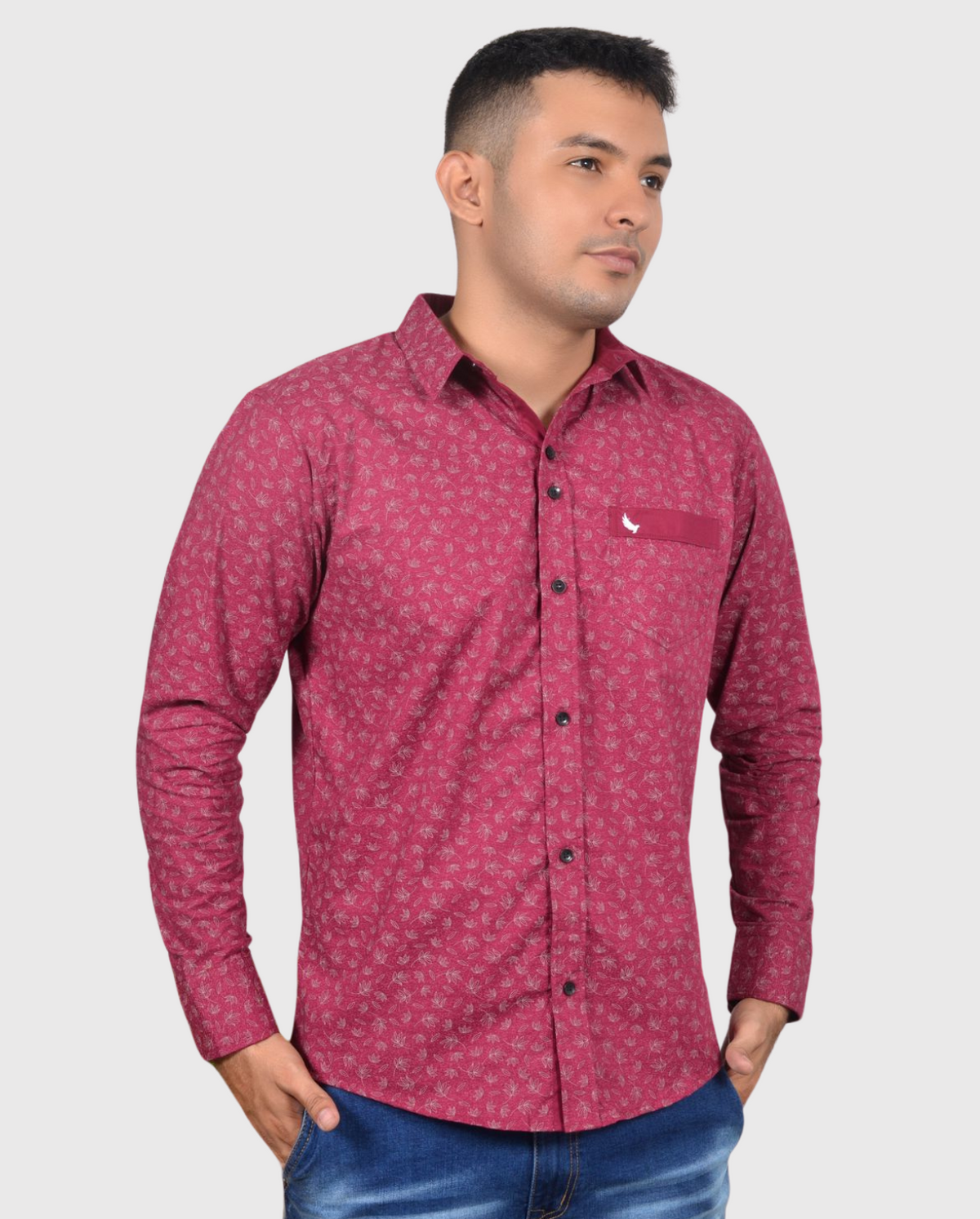Ref: Cam-044 camisa para caballero manga larga