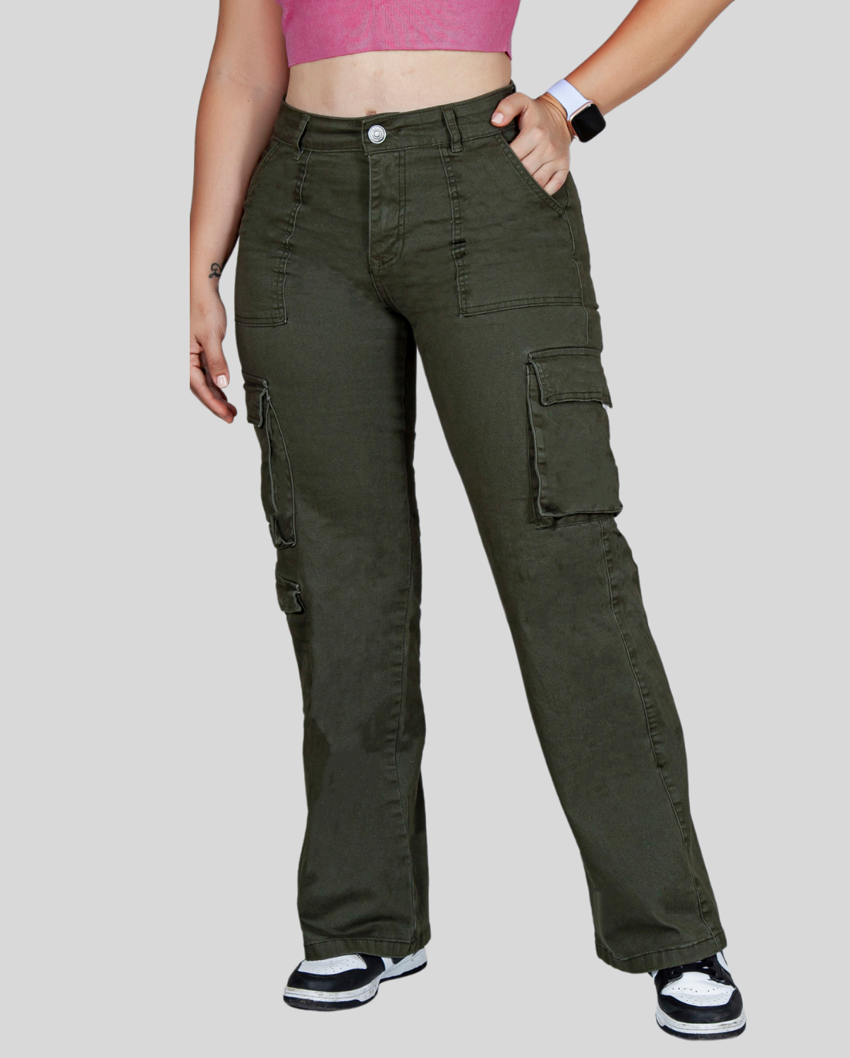 Ref: JC0016 Pantalón Cargo en stretch.