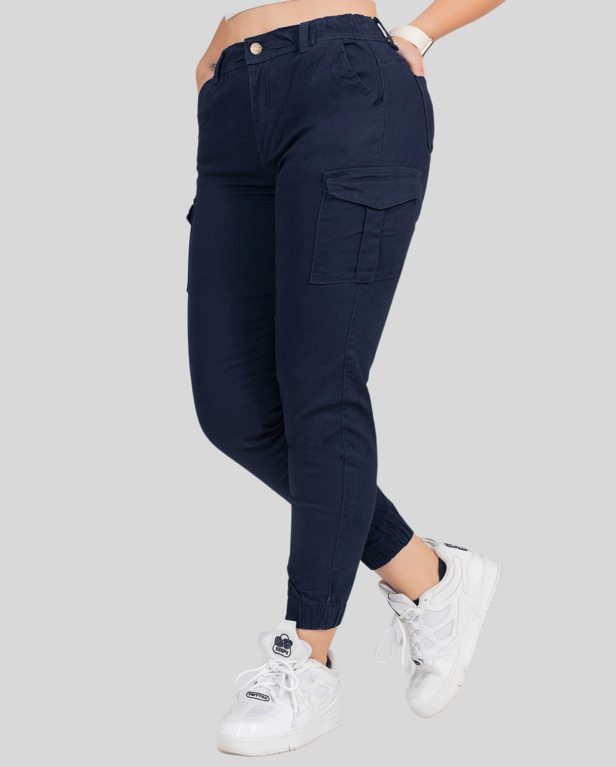 REF: JG010 Jogger tipo cargo en strech