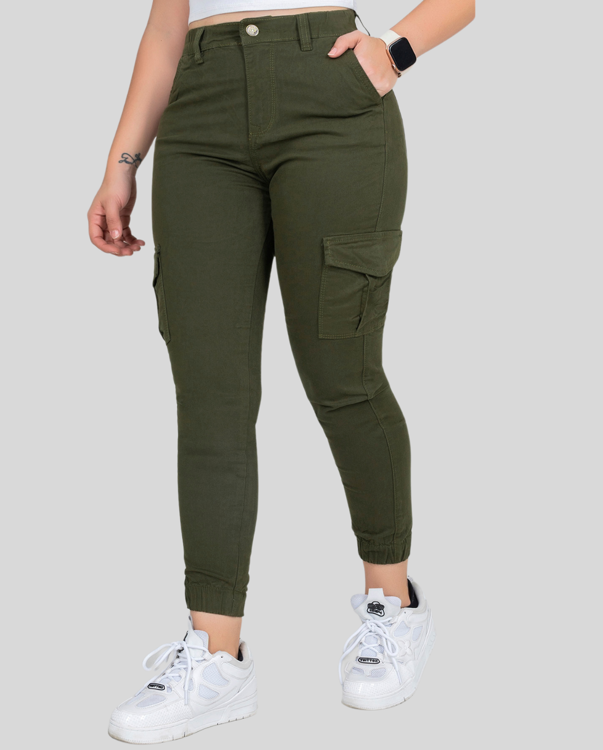 REF: JG-011 Jogger tipo cargo en strech