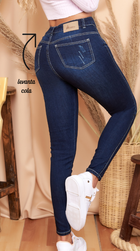 Ref: J0014 JEAN TELA STRECH PUSH UP