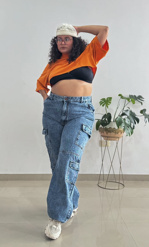 JC00030 CARGO PLUS RIGIDO AZUL JASPEADO