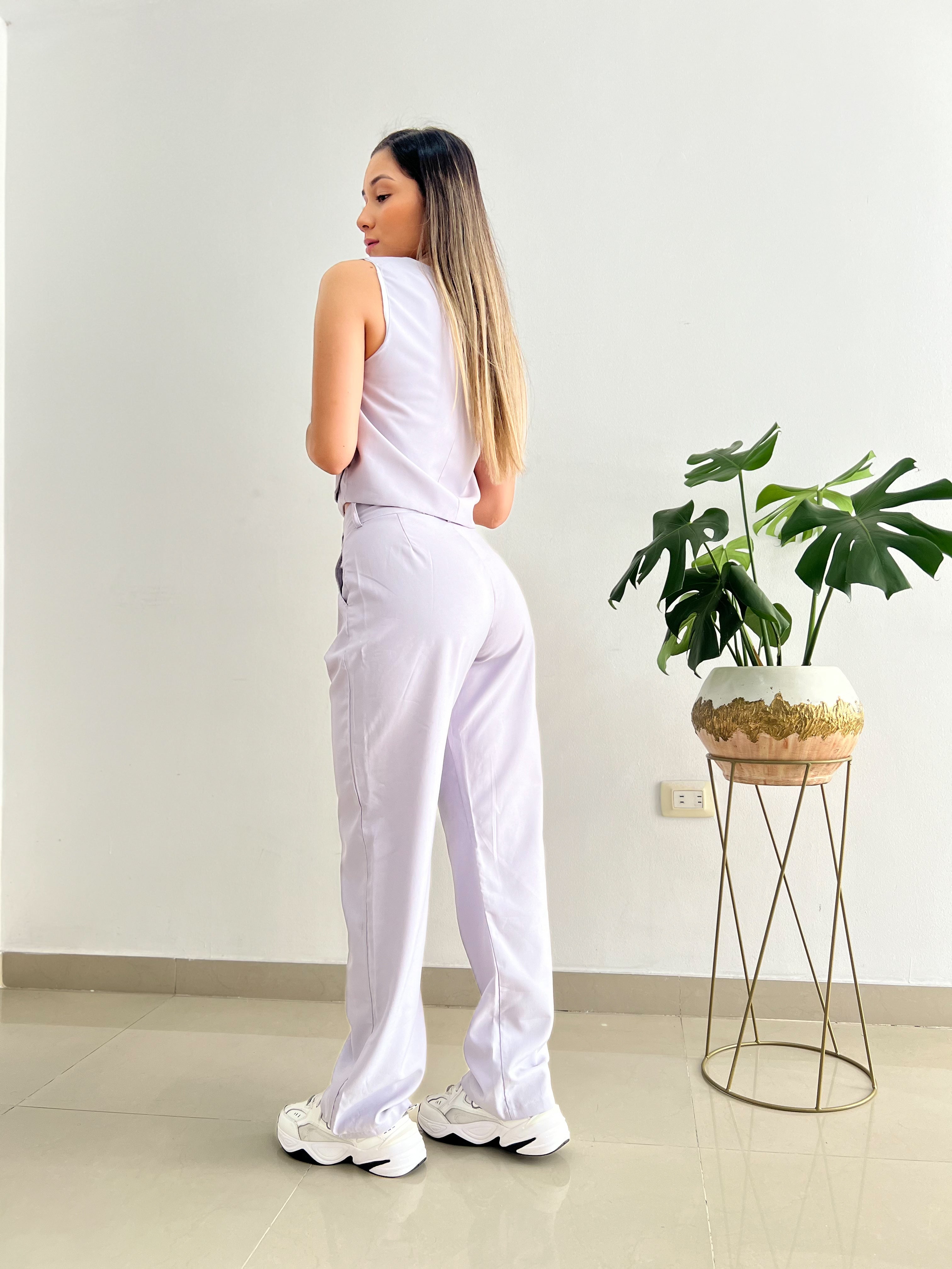 Ref: SET MIK2754-5 Set chaleco y pantalón color gris