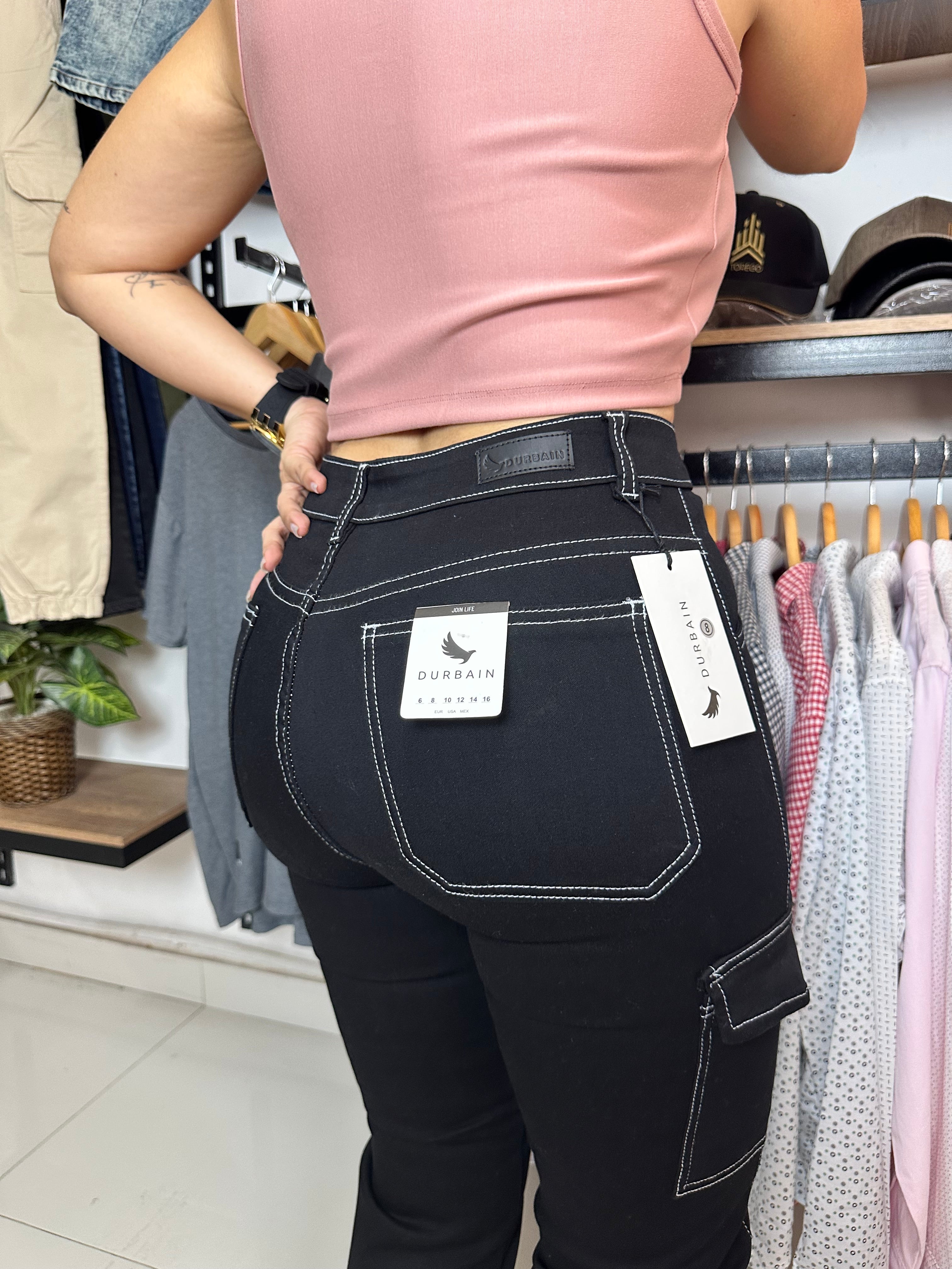 JC00026 CARGO STRETCH COLOR NEGRO