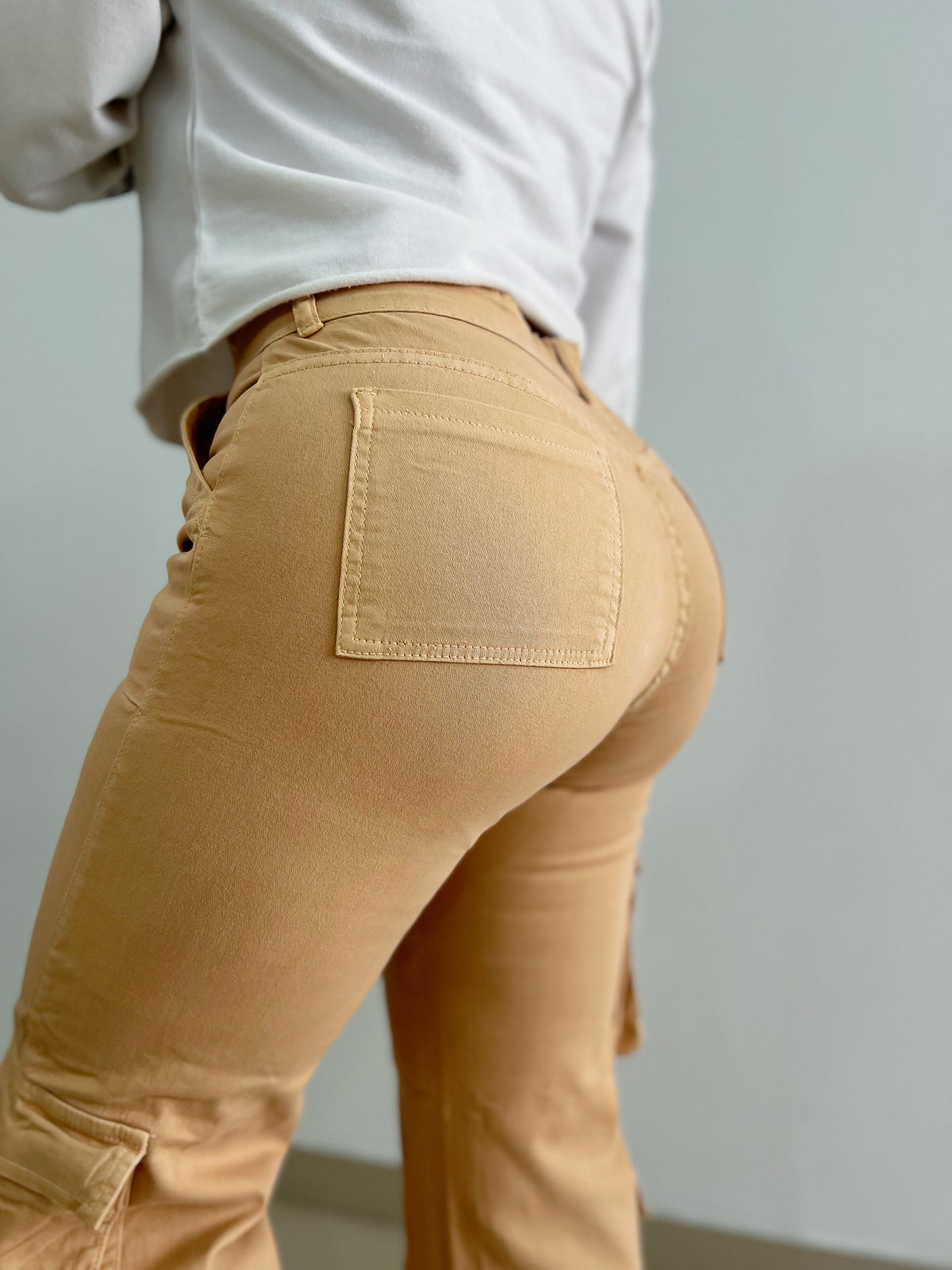 Ref: JC0017-1 Pantalón Cargo en stretch.