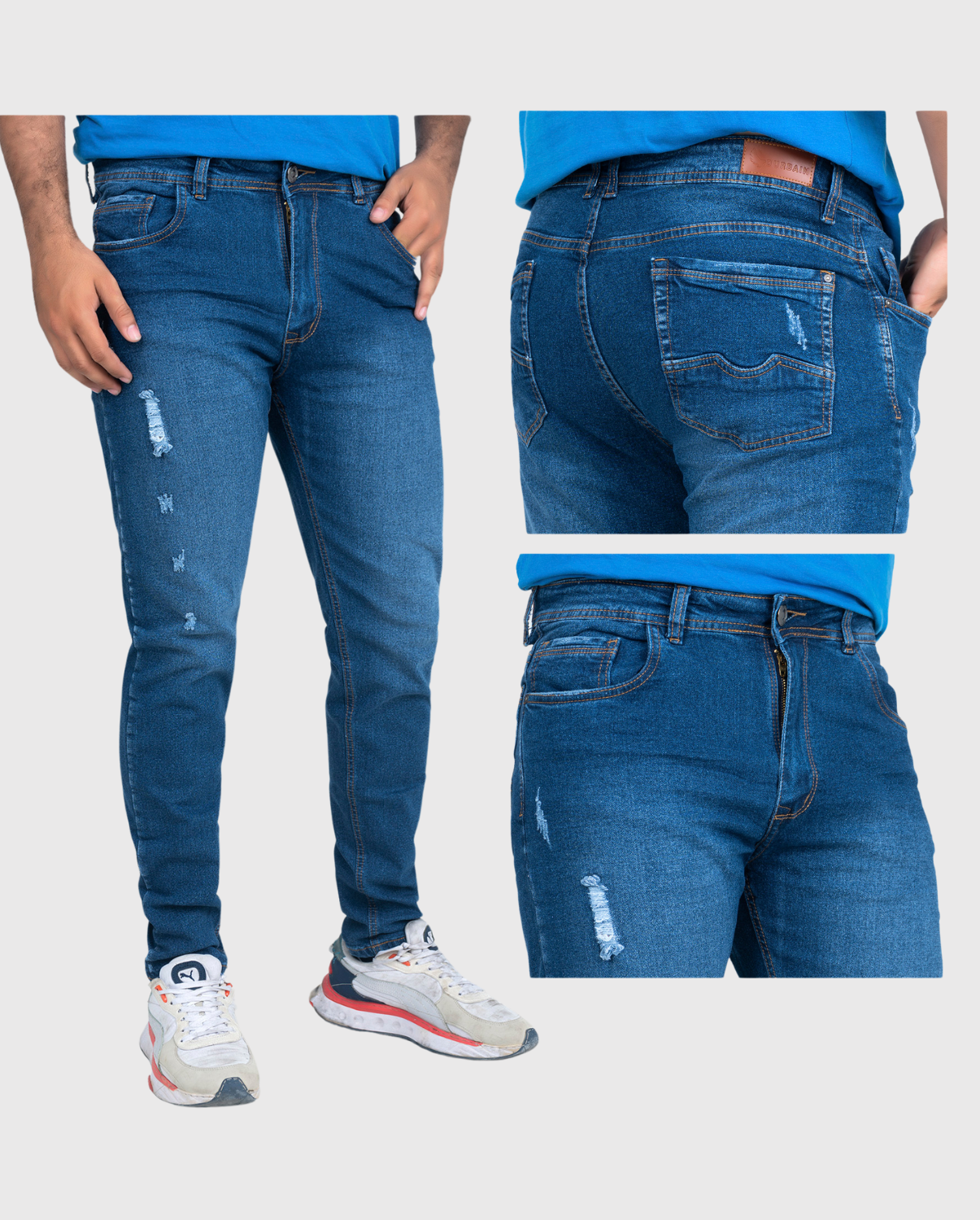 Ref: JGH-7072 Pantalón de Caballero Straigh fit stretch